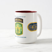 118TH MILITÄRpolizei-FIRMENTasse Zweifarbige Tasse (VorderseiteRechts)
