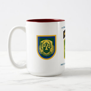 118TH MILITÄRpolizei-FIRMENTasse Zweifarbige Tasse