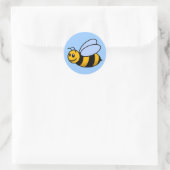 1195438926 Hummel Runder Aufkleber (Tasche)