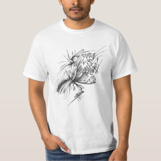 119 Black White Abstract Tribal Tattoo Art T-Shirt