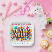 11.01. - Danke, Tag Pappteller (Party)