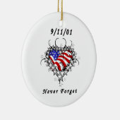 11.09.01 Patriotische Tattoo Keramikornament (Rechts)