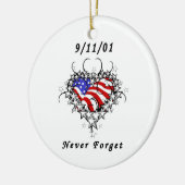 11.09.01 Patriotische Tattoo Keramikornament (Links)