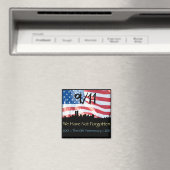 11.09. 10. Jubiläum WTC und Flaggen Magnet (In Situ (Geschirrspüler))