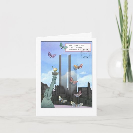 11.09 - Das Welthandelszentrum tagsüber Karte (Vorderseite)