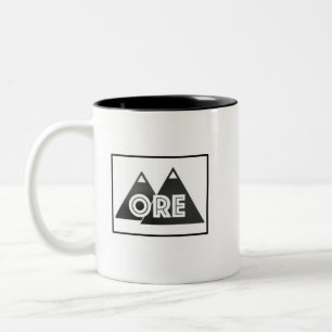 11 0z. PNW Kaffee-Tasse Zweifarbige Tasse