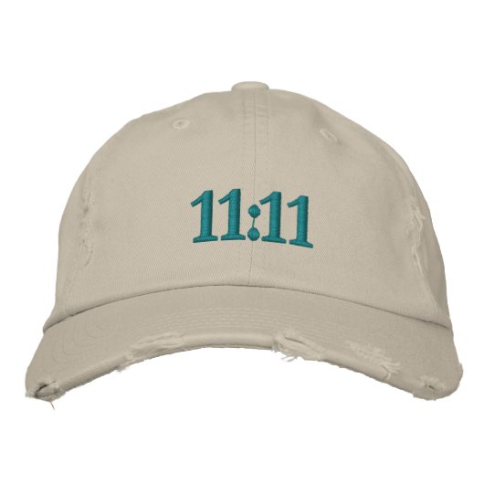 11:11 BESTICKTE BASEBALLKAPPE (Vorderseite)