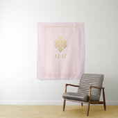 11:11 Ewiger Knoten Rosa Wandteppich (Beispiel)