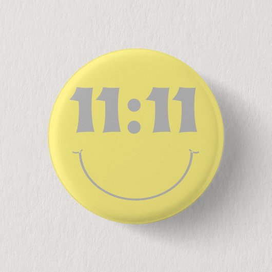 11 11 Lächeln Button (Vorderseite)