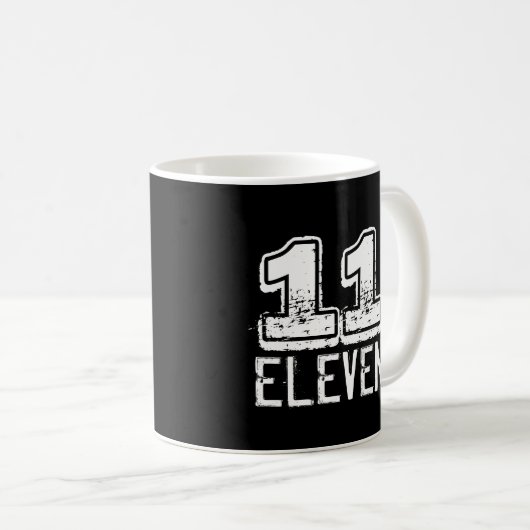 11:11 lustige 11 elf kaffeetasse (VorderseiteRechts)