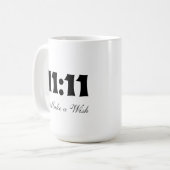 11.11 Uhr Fisch machen Kaffeetasse (Vorderseite Links)