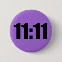 11:11 Uhr Lucky Time Digital Clock Lila