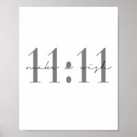 11:11 Wünsche machen