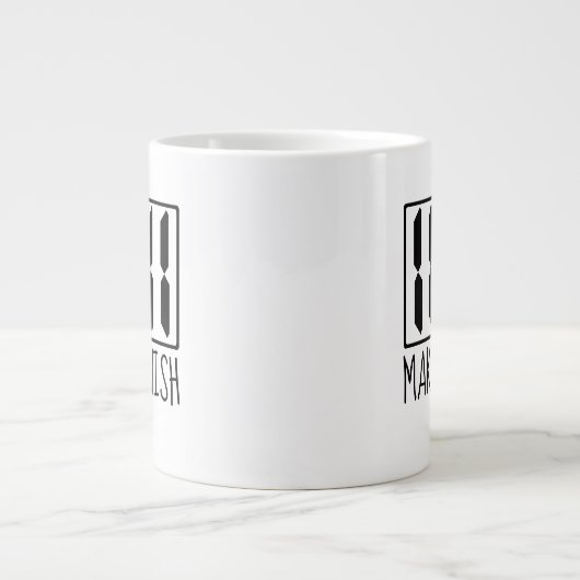 11:11 wünscht Jumbo-Tasse (Vorderseite)