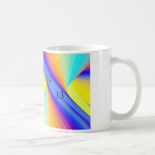 11/12/13 Regenbogen 11-Unze-klassische weiße Tass Kaffeetasse