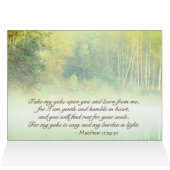 11:28 Come to Me I will give you rest Card (Innenansicht Horizontal (Oben))