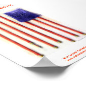 11.9.11 Gerahmte Printwerbung für den amerikanisch Poster (Ecke)