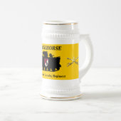 11. ACR ACAV u. Säbel-weiße Reise-Tasse Bierglas (VorderseiteRechts)