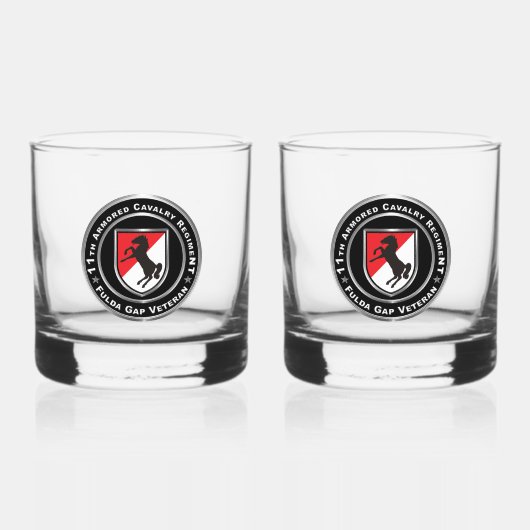 11. ACR Armored Cavalry Fulda Gap Whiskyglas (Vorderseite)
