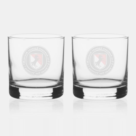 11. ACR Armored Cavalry Fulda Gap Whiskyglas (Rückseite)