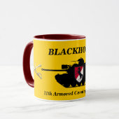 11. ACR M48A3 Patton u. gekreuzte Säbel-Tasse Tasse (Vorderseite Links)