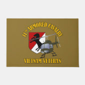 11. ACR - OH58 — Ich bin mit dem Pechpferd gefahre Fußmatte (Vorderseite)