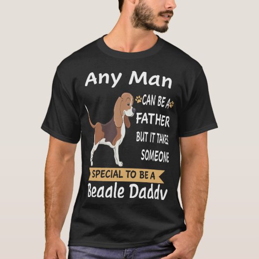 11 Any Man Beagle Daddy T-Shirt (Vorderseite)