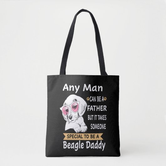 11 Any Man Beagle Daddy Tasche (Vorderseite)