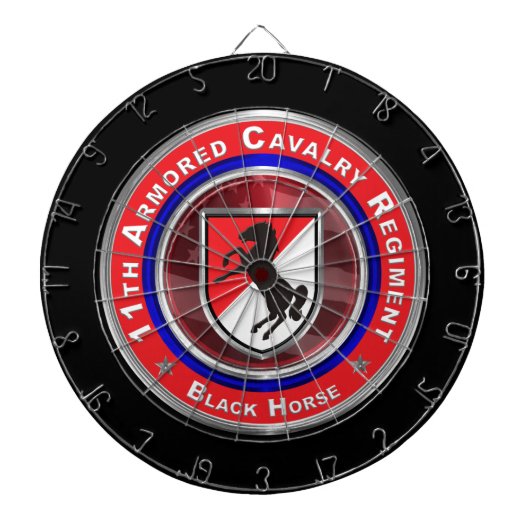 11. Armored Cavalry ACR Dartscheibe (vorne)