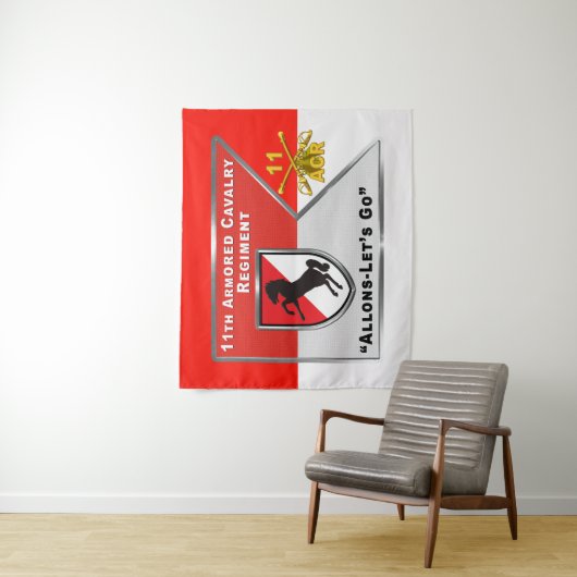 11. Armored Cavalry Regiment ACR Wandteppich (Beispiel)