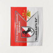 11. Armored Cavalry Regiment ACR Wandteppich (Vorderseite)