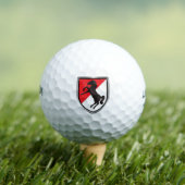 11. Armored Cavalry Regiment "Black Horse" Golfball (Insitu T-Shirt)