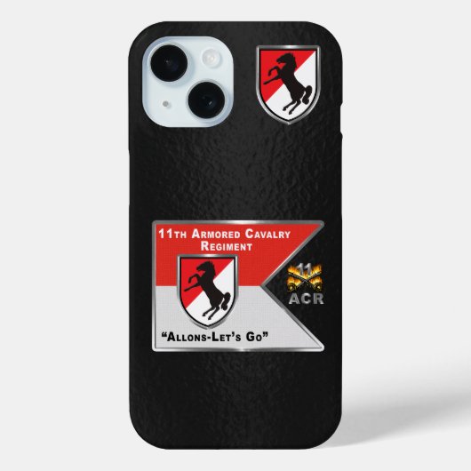 11. Armored Cavalry Regiment Case-Mate iPhone Hülle (Rückseite)