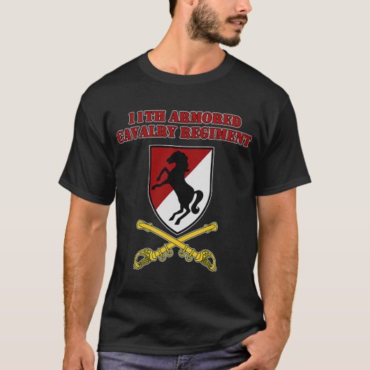 11. Armored Cavalry Regiment für 11. ACR Tierärzte T-Shirt (Vorderseite)
