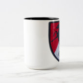 11. Armored Cavalry Regiment OPFOR Fort Meade Zweifarbige Tasse (Mittel)