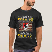 11. Armored Cavalry Regiment Veteran immer a Sol T-Shirt (Vorderseite)