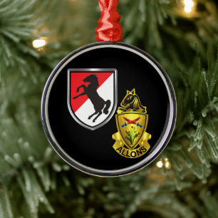 11. Armored Cavalry Regiment Weihnachten Ornament Aus Metall
