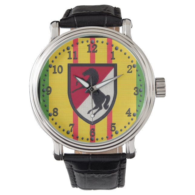 11. Armored Cavalry VSM Watch Armbanduhr (Vorderseite)