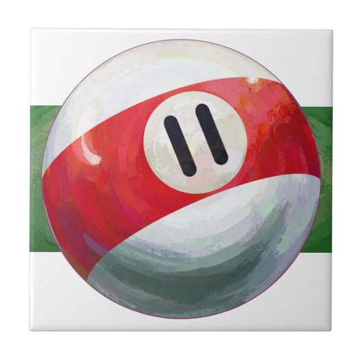 11 Ball Fliese (Vorderseite)