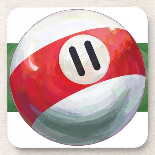 11 Ball Getränkeuntersetzer (Vorderseite)