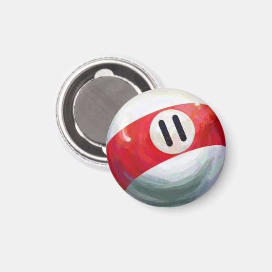 11 Ball Magnet (Vorderseite/Rückseite)