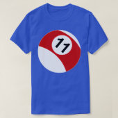 11 Ball Pool Amp Billard T-Shirt (Design vorne)