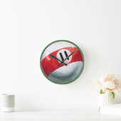 11 Ball Runde Wanduhr (Zuhause)
