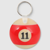 "11 Ball" Schmuck für Baskenball Schlüsselanhänger (Vorderseite)