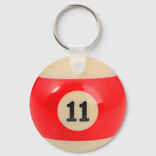 "11 Ball" Schmuck für Baskenball Schlüsselanhänger (Vorderseite)