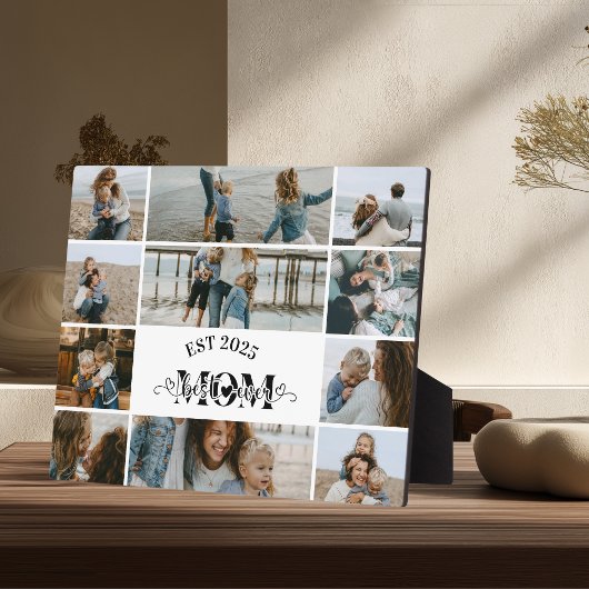 11 Benutzerdefinierte Fotocollage Beste Mutter übe Fotoplatte