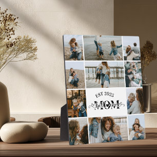 11 Benutzerdefinierte Fotocollage Beste Mutter übe Fotoplatte