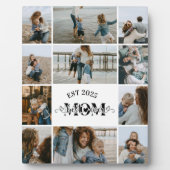11 Benutzerdefinierte Fotocollage Beste Mutter übe Fotoplatte (Vorderseite)