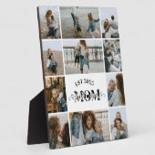11 Benutzerdefinierte Fotocollage Beste Mutter übe Fotoplatte (Seite)