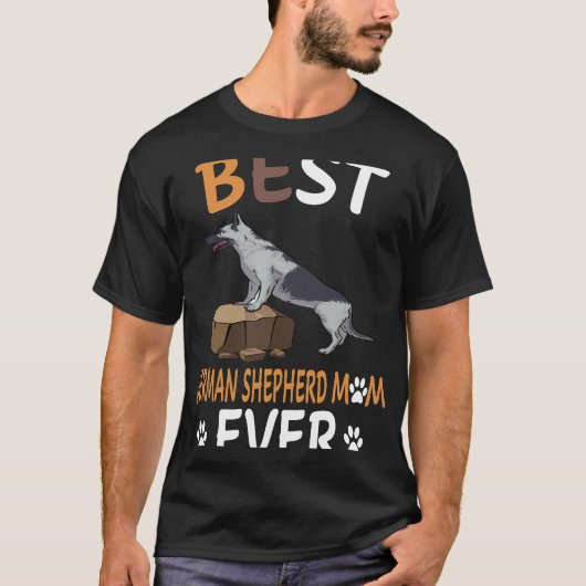 11 Beste Deutsche Schäferhunde-Mama je T-Shirt (Vorderseite)